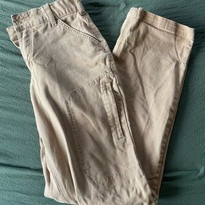 Classic Tan Straight Leg Women's Pants